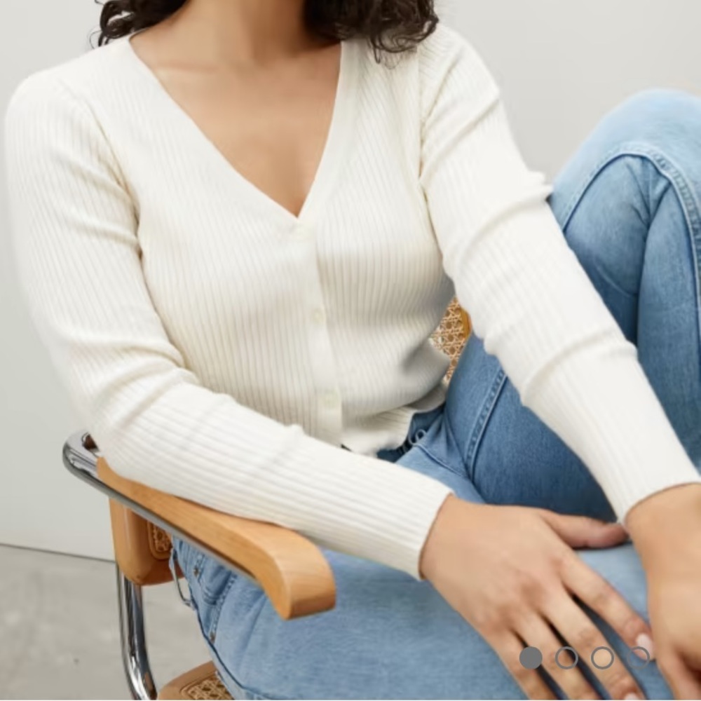 Everlane Cotton-Merino Cropped Sweater UPDATED PICS